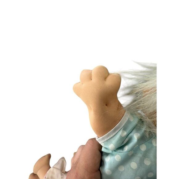 Vintage Lot Of 3 12" Russ Troll Plush Dolls Boys Girls Pajamas Dress Play - Picture 11 of 16